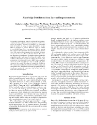 Knowledge Distillation from Internal Representations