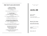 01-ALEA Program April 2, 2018-II