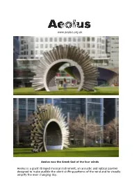 Aeolus Is a Giant Stringed Musical Instrument, An