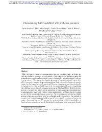 Characterising RAG1 and RAG2 with Predictive Genomics