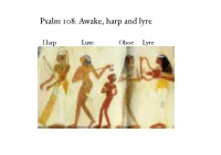 Psalm 108: Awake, Harp and Lyre