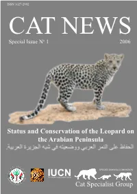 Status and Conservation of the Leopard on the Arabian Peninsula
