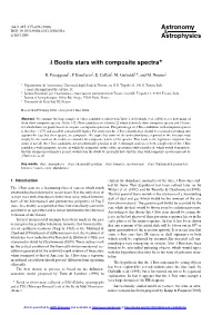 Bootis Stars with Composite Spectra