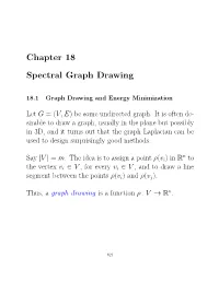 Chapter 18 Spectral Graph Drawing