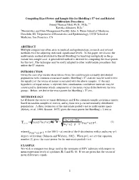 Computing Exact Power and Sample Size for Hotelling's T2-Test And