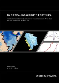 On the Tidal Dynamics of the North Sea