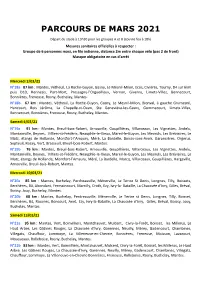Parcours De Mars 2021