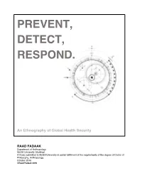 Prevent, Detect, Respond