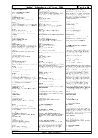 26 February 2010 Page 1 of 14