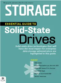 Essential Guide to Solid-State Drives