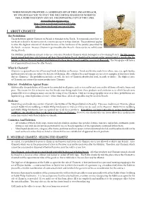 I. ABOUT CHAMETZ E Prohibition E Prohibition Against Chametz on Pesach Is Founded in the Torah