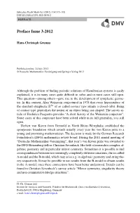 Preface Issue 3-2012