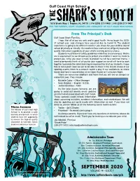 SEPTEMBER 2020 to Download a PDF Version of This Newsletter, VOLUME 14 • ISSUE 1 Go To