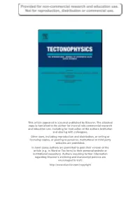 This Article Appeared in a Journal Published by Elsevier. the Attached