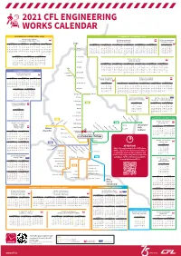 2021 Cfl Engineering Works Calendar