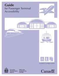 Guide for Passenger Terminal Accessibility