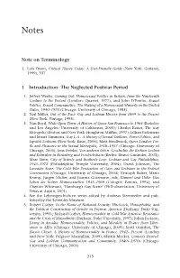 Note on Terminology 1 Introduction: the Neglected Postwar Period