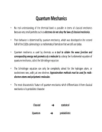 Quantum Mechanics