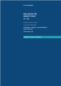 Research Project on Fares Contract No: NRP10026 Final Report: Analysis, Recommendations and Conclusions 28Th February 2011