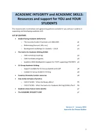 Resources and Support for YOU and YOUR STUDENTS