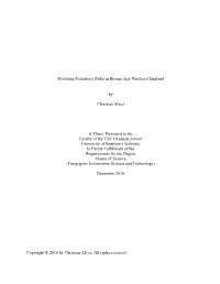 Modeling Prehistoric Paths in Bronze Age Northeast England by Christian