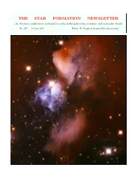 270 — 14 June 2015 Editor: Bo Reipurth (Reipurth@Ifa.Hawaii.Edu) List of Contents