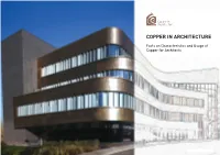 Copper in Architecture
