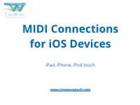 How to Connect an Ipad to a MIDI Keyboard