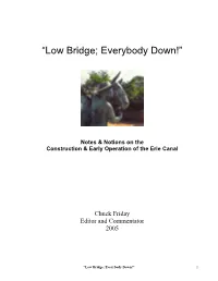 Low Bridge, Everybody Down' (WITH INDEX)