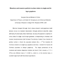 Massless and Massive Particle-In-A-Box States in Single-And Bi