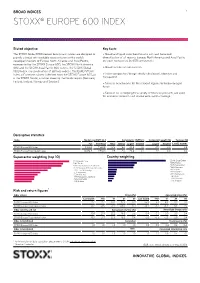 Stoxx® Europe 600 Index