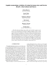 Angular Momentum Evolution of Young Low-Mass Stars and Brown Dwarfs: Observations and Theory