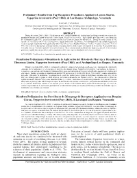 Preliminary Results from Tag-Recapture Procedures Applied to Lemon Sharks, Negaprion Brevirostris (Poey 1868), at Los Roques Archipelago, Venezuela