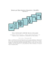 Texas Instruments MSP430 Microcontrollers