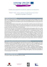 AIDA – Adriatic Identity Through Development of Arts” REFERENCE NUMBER: ITALME 493