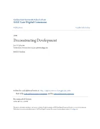 Deconstructing Development Jon H