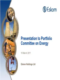 Eskom Presentation
