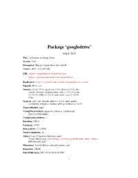 Googledrive: an Interface to Google Drive
