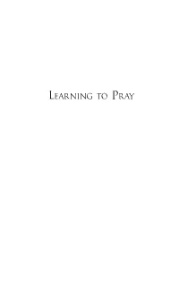 Learning to Pray 