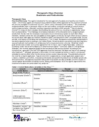 Therapeutic Class Overview Scabicides and Pediculicides