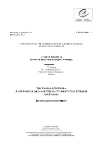 Group of Experts on Protected Areas and Ecological Networks