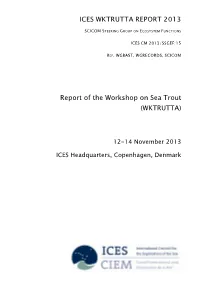 Report of the Workshop on Sea Trout (WKTRUTTA)