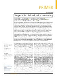 Single-Molecule Localization Microscopy Hardware