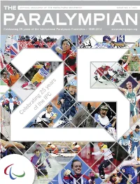 The Paralympian 03|2014 1 Official Magazine of the Paralympic Movement Issue No