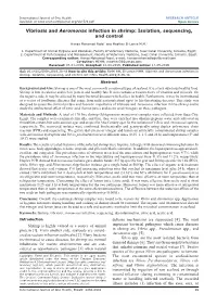 Vibriosis and Aeromonas Infection in Shrimp: Isolation, Sequencing, and Control