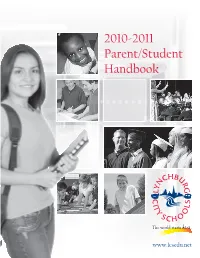 2010-2011 Parent/Student Handbook