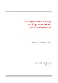 The Symmetric Group, Its Representations, and Combinatorics