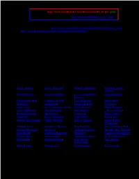 Chapter 5 - a Short Encyclopaedia of Modern Visionaries
