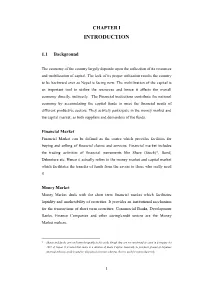 Chapter I Introduction