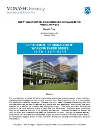 Department of Management Working Paper Series I S S N 1 3 2 7 – 5 2 1 6